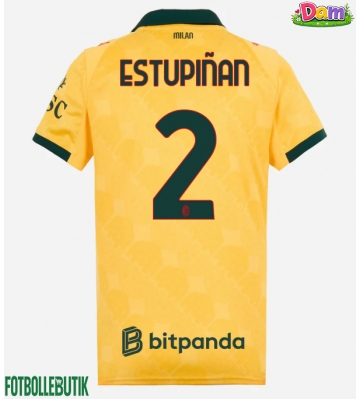 AC Milan Pervis Estupinan #2 Tredje Tröja Kvinnor 2025-26 Kortärmad